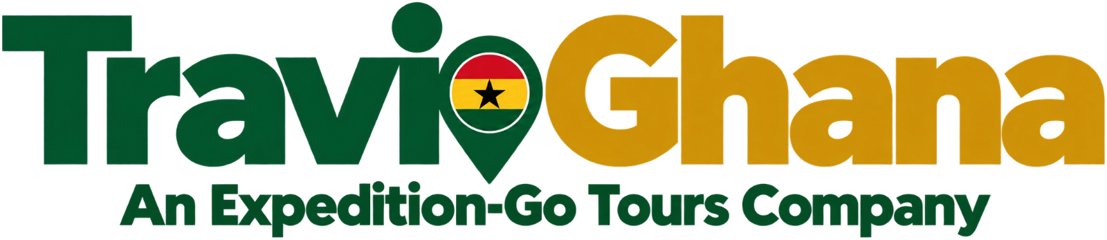 Travio Ghana wordmark reading “An Expedition-Go Tours Company”